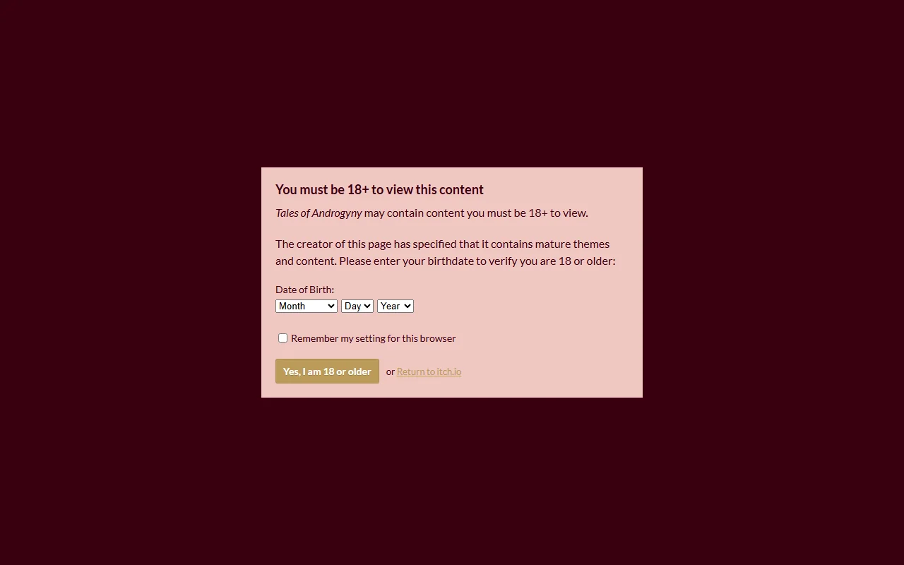 Screenshot: Talesofandrogyny Screenshot of Talesofandrogyny